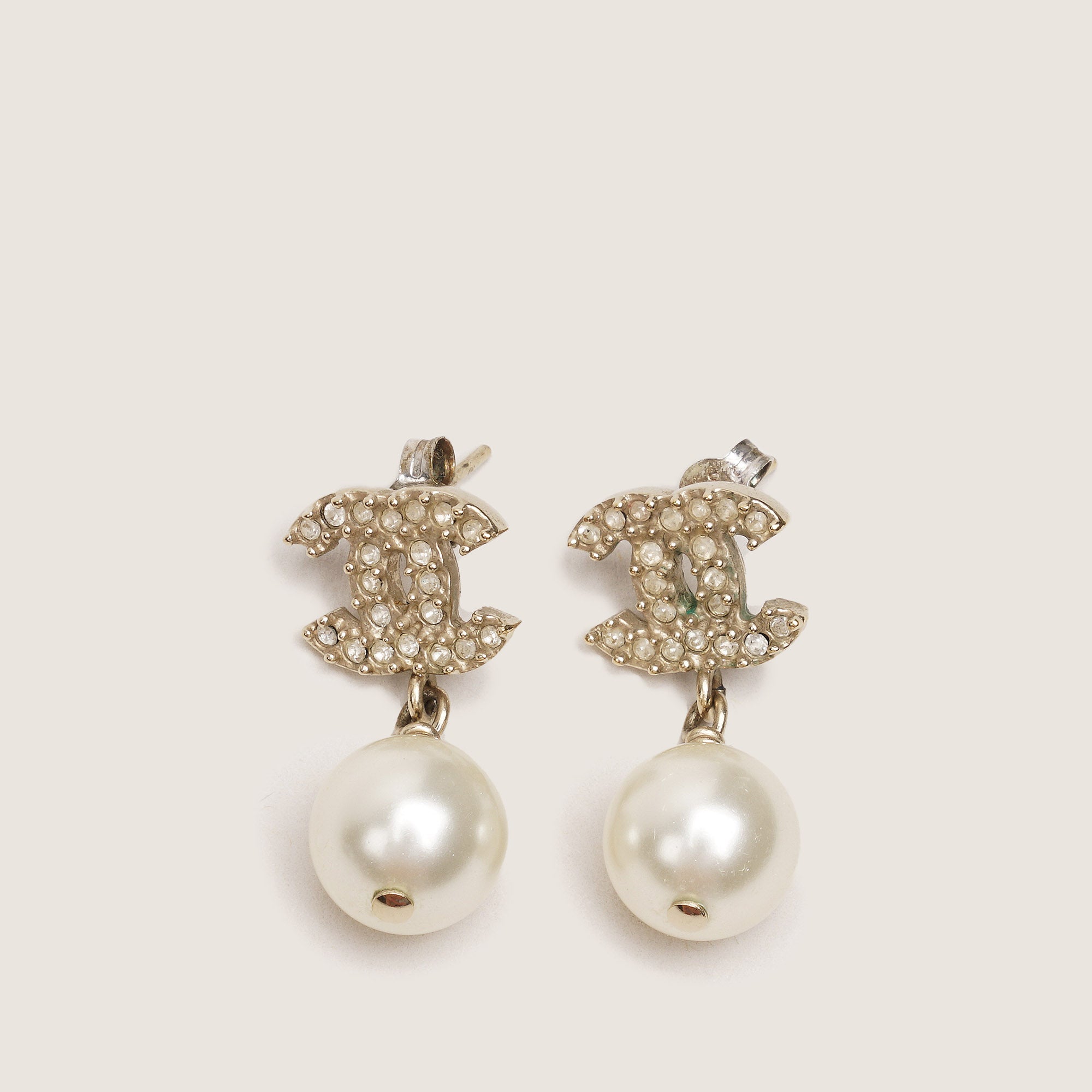 CC Drop Earrings