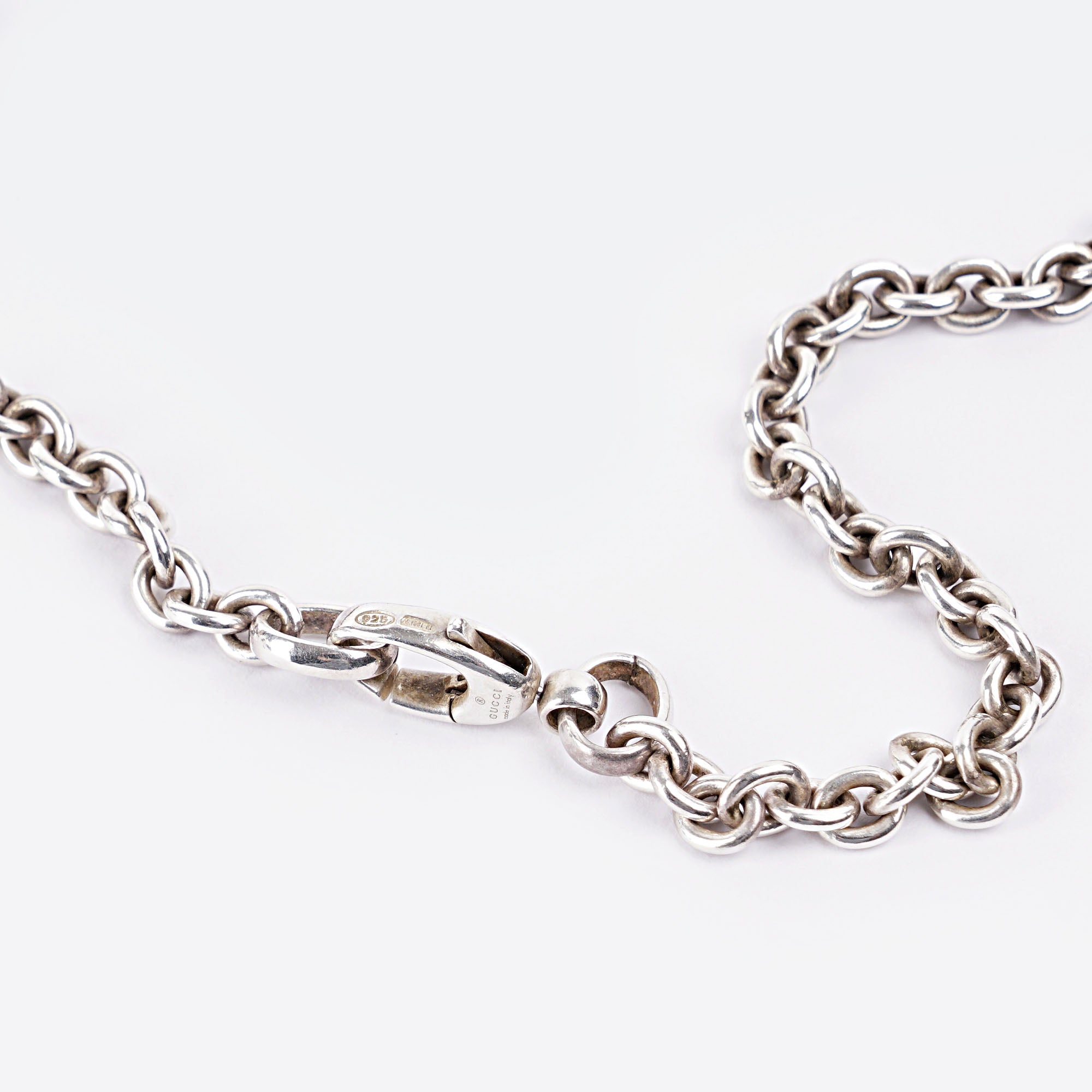 Interlocking GG Silver Necklace image