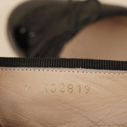Chanel CC Ballerina Svart Läder 35 ½ thumbnail image