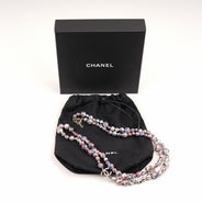 CC Paint Splatter Pearl Necklace - CHANEL - Affordable Luxury thumbnail image