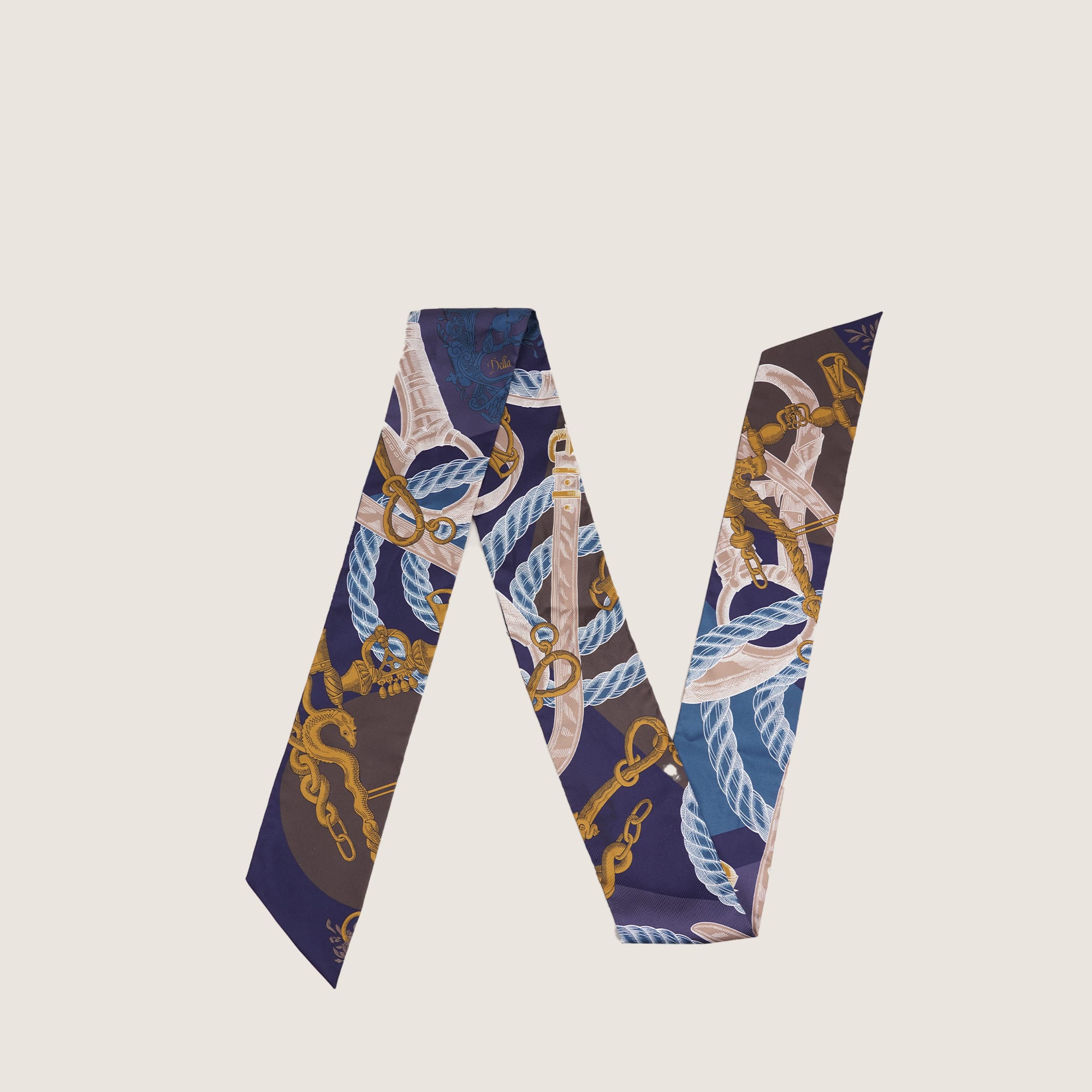 Della Cavalleria Maxi Silk Twilly - HERMÈS - Affordable Luxury