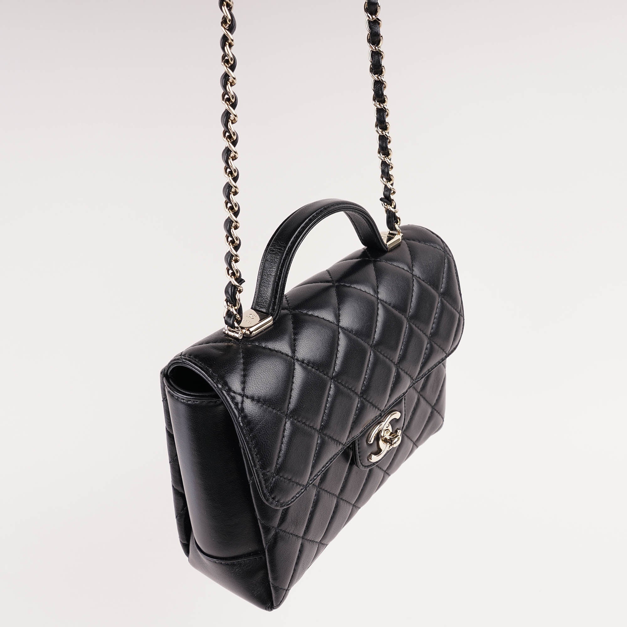 Flap with Top Handle - CHANEL - Affordable Luxury image