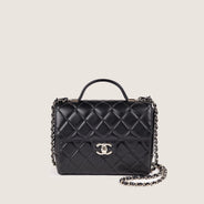 Flap with Top Handle - CHANEL - Affordable Luxury thumbnail image