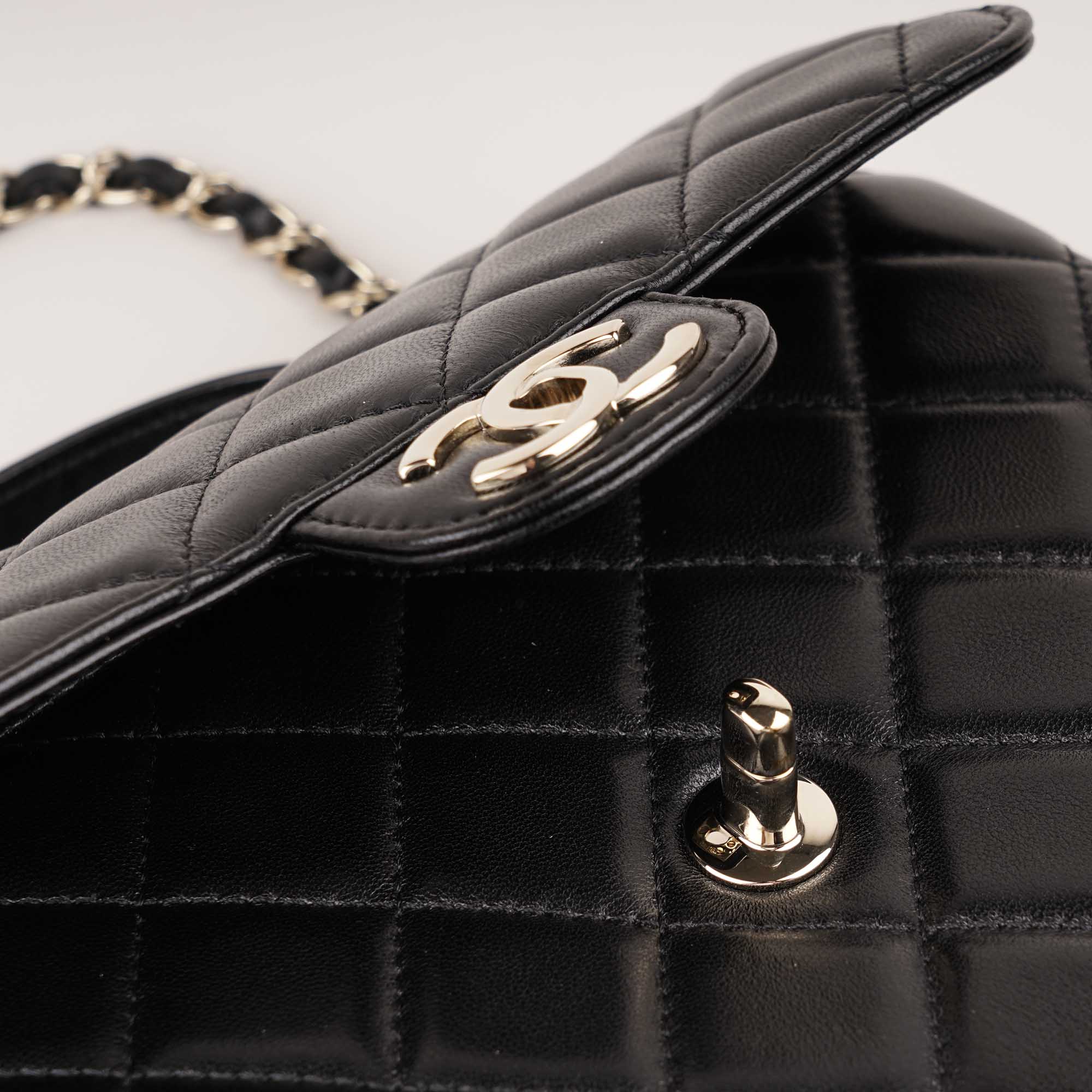 Flap with Top Handle - CHANEL - Affordable Luxury image
