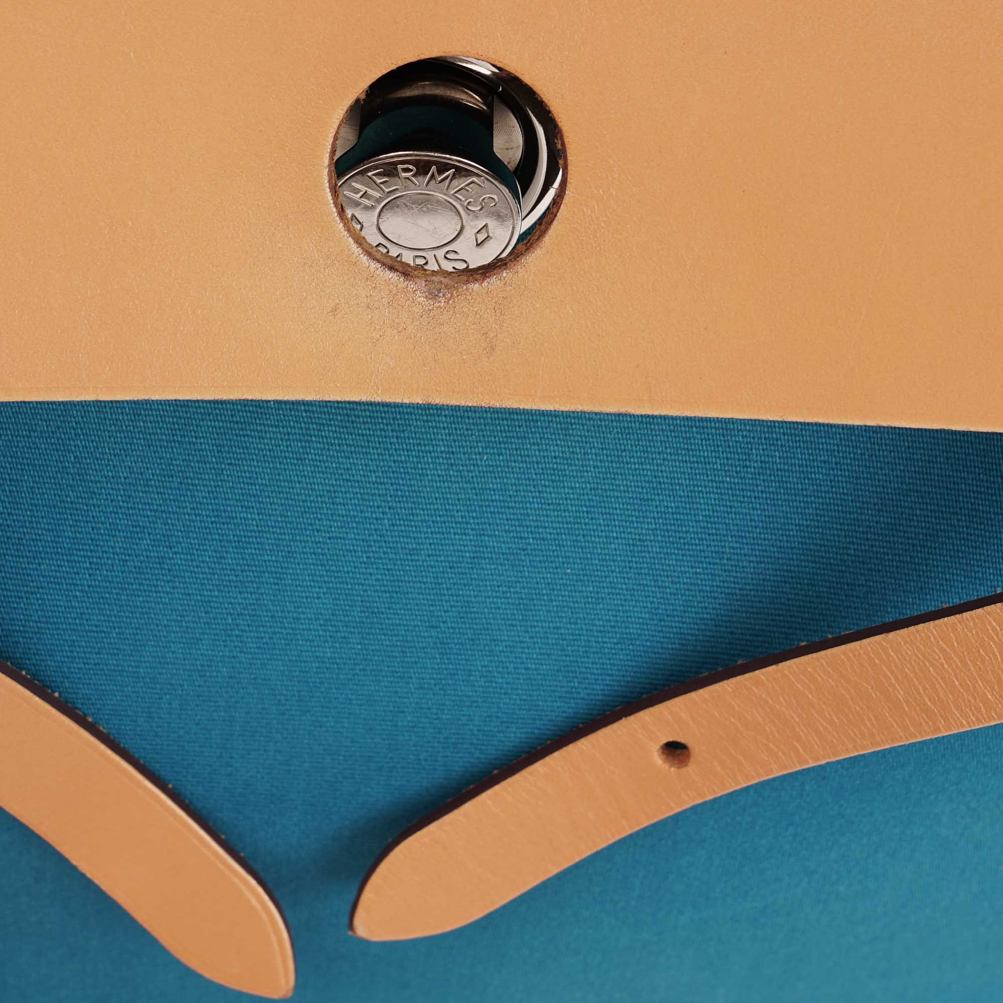 Herbag Zip 31 Bleu Izmir - HERMÈS - Affordable Luxury image