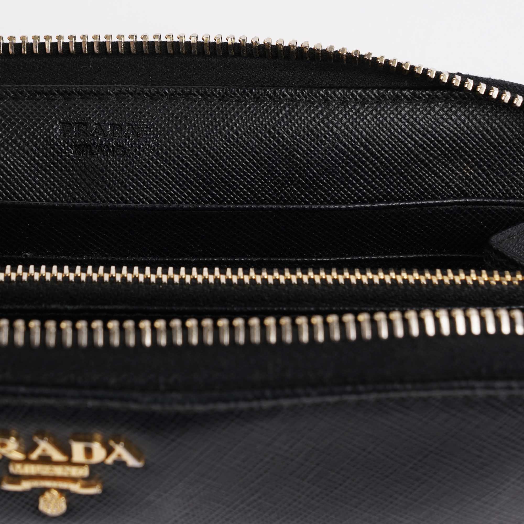 Large Saffiano Wallet - PRADA - Affordable Luxury image