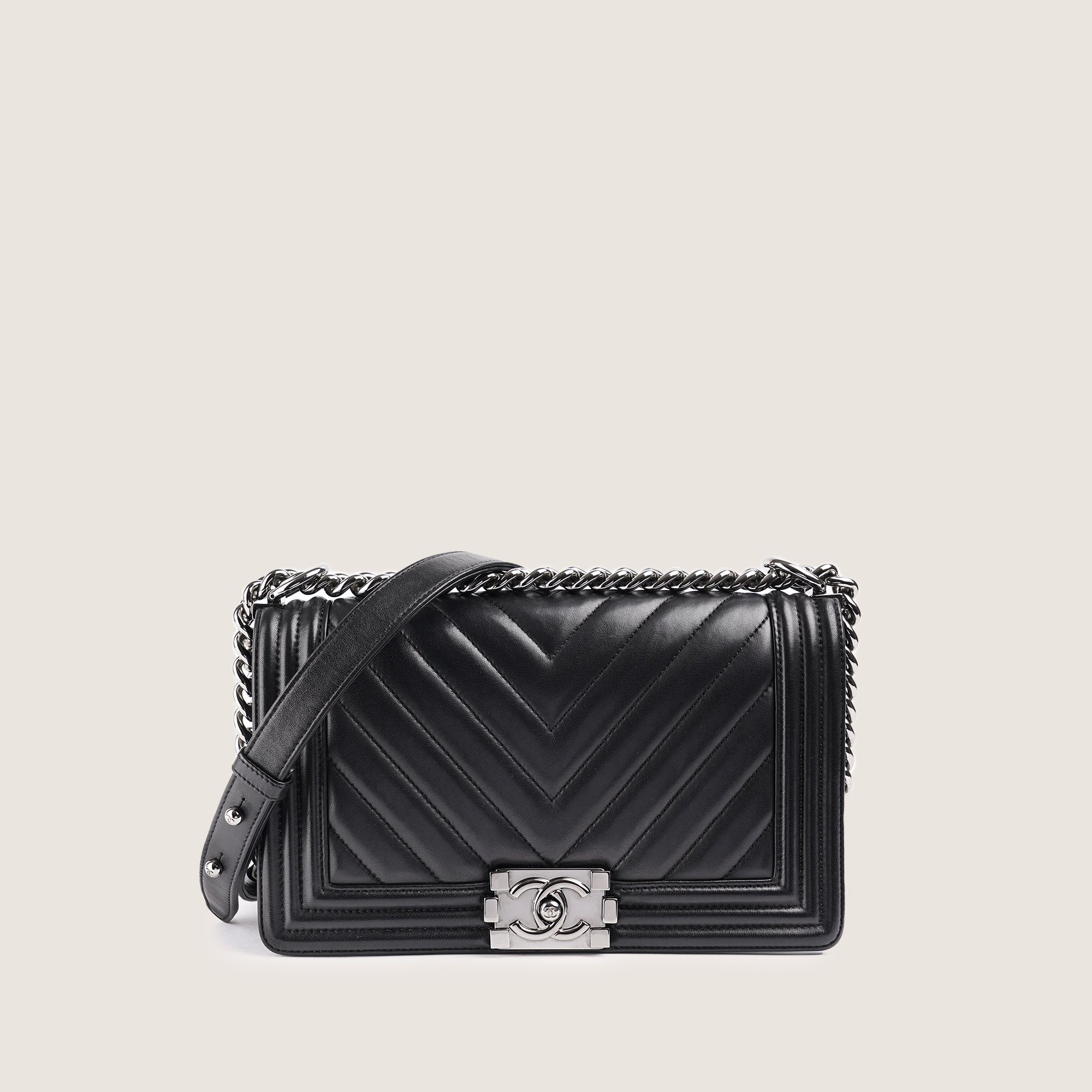 Medium Boy Bag - CHANEL - Affordable Luxury image