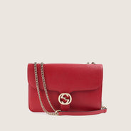 Medium Interlocking G Shoulder Bag - GUCCI - Affordable Luxury thumbnail image