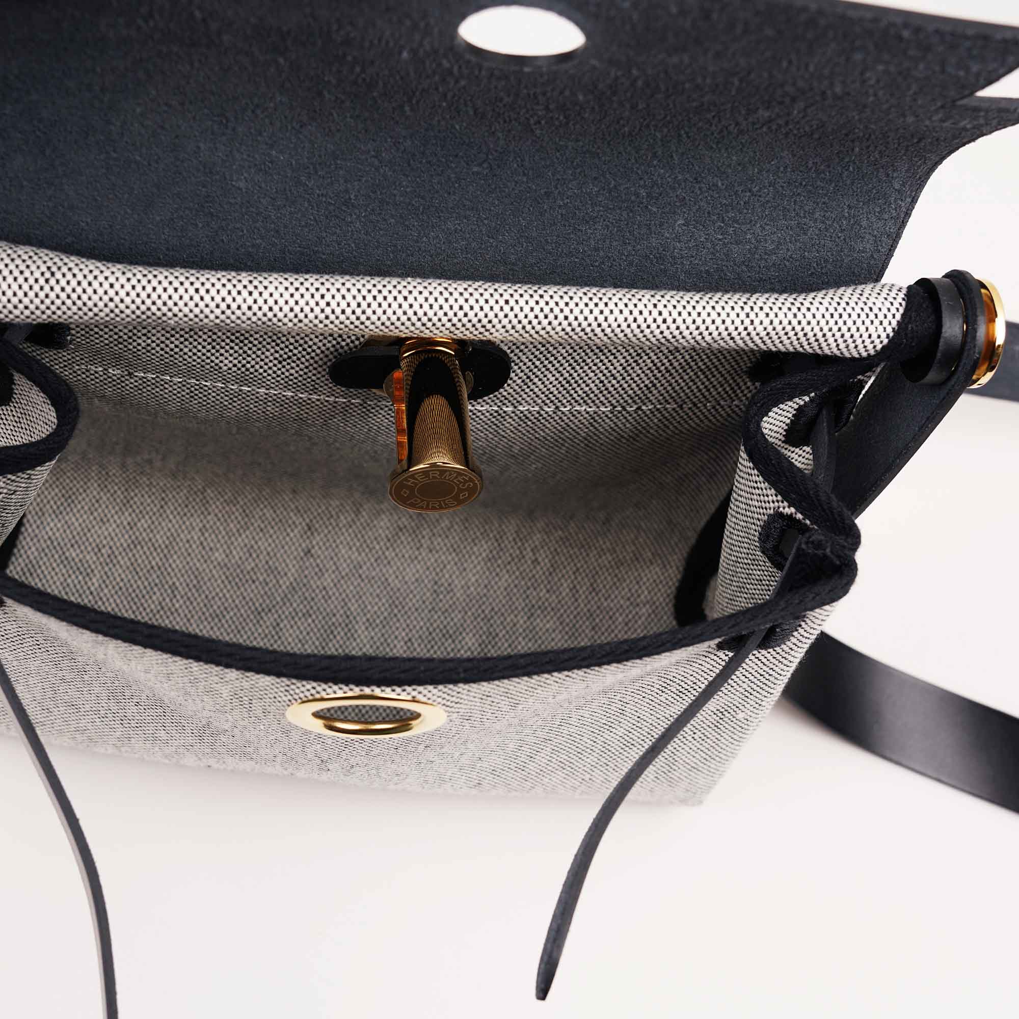 Mini Herbag Zip 20 Black - HERMÈS - Affordable Luxury image