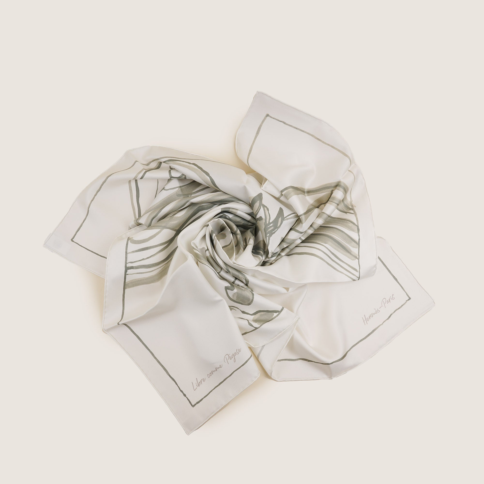 Pegase Silk Scarf - HERMÈS - Affordable Luxury