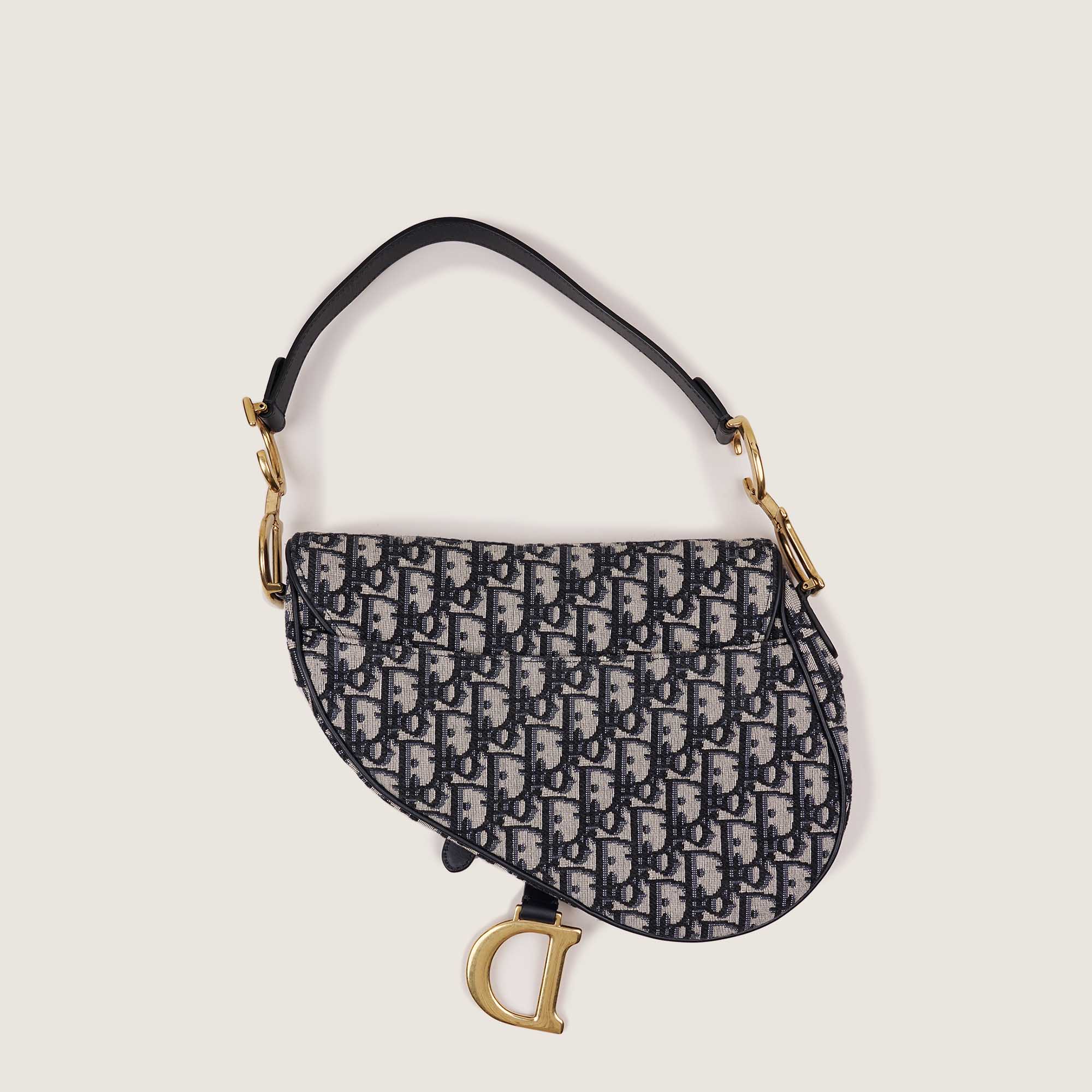 Saddle Bag w Strap - CHRISTIAN DIOR - Affordable Luxury