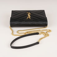 Small Cassandre Chain Wallet - SAINT LAURENT - Affordable Luxury thumbnail image