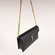 Small Cassandre Chain Wallet - SAINT LAURENT - Affordable Luxury thumbnail image