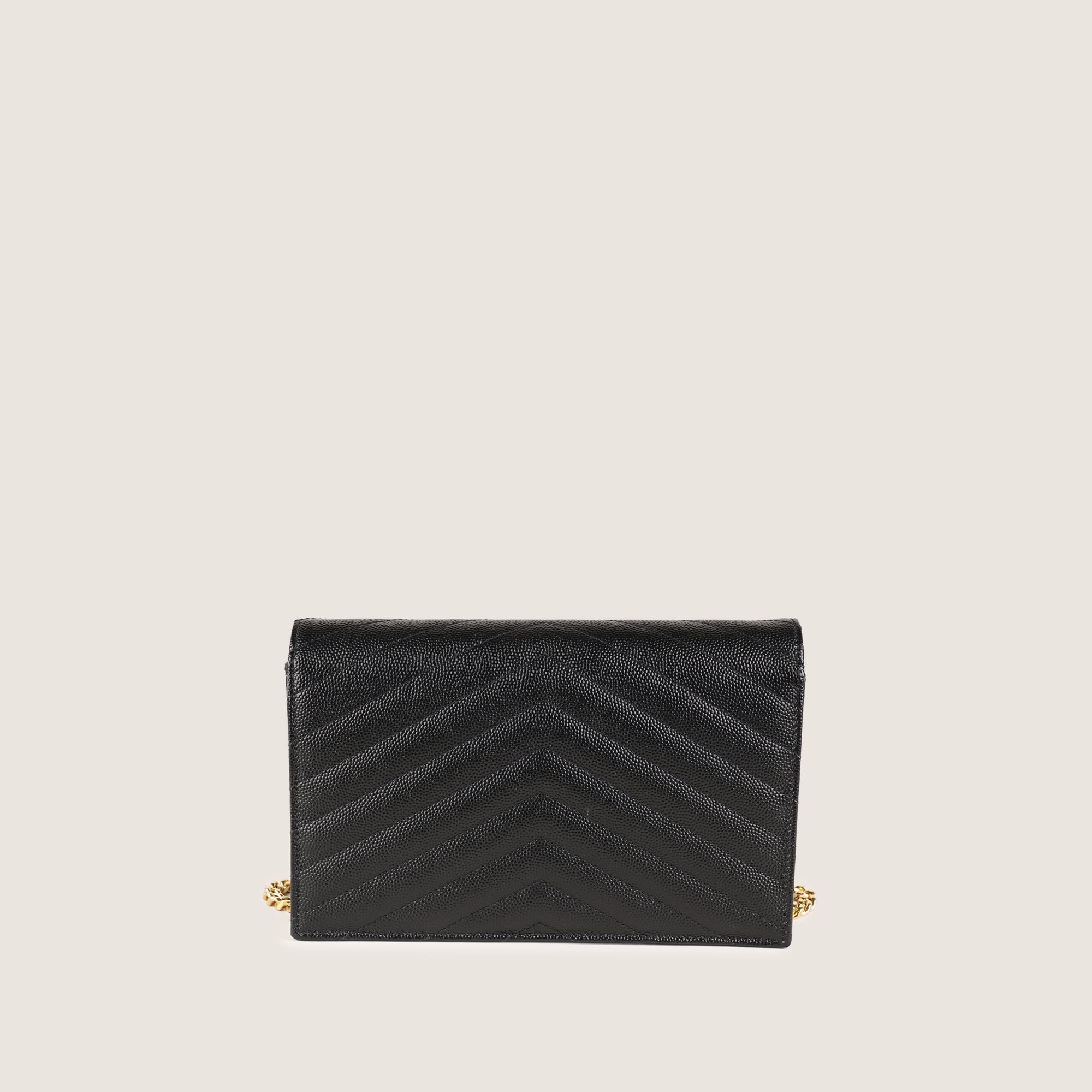 Small Cassandre Chain Wallet - SAINT LAURENT - Affordable Luxury image