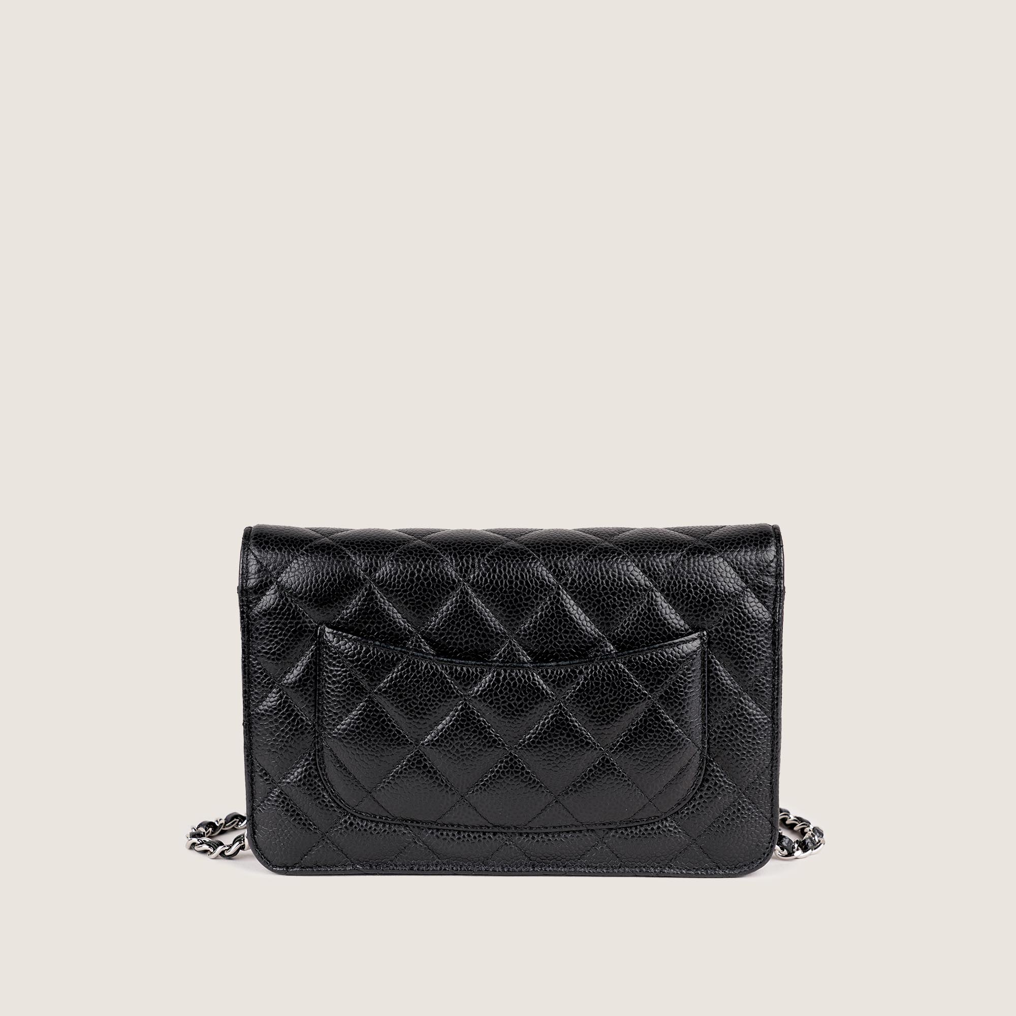 Wallet on Chain Black - CHANEL - Affordable Luxury