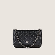 Wallet on Chain Black - CHANEL - Affordable Luxury thumbnail image