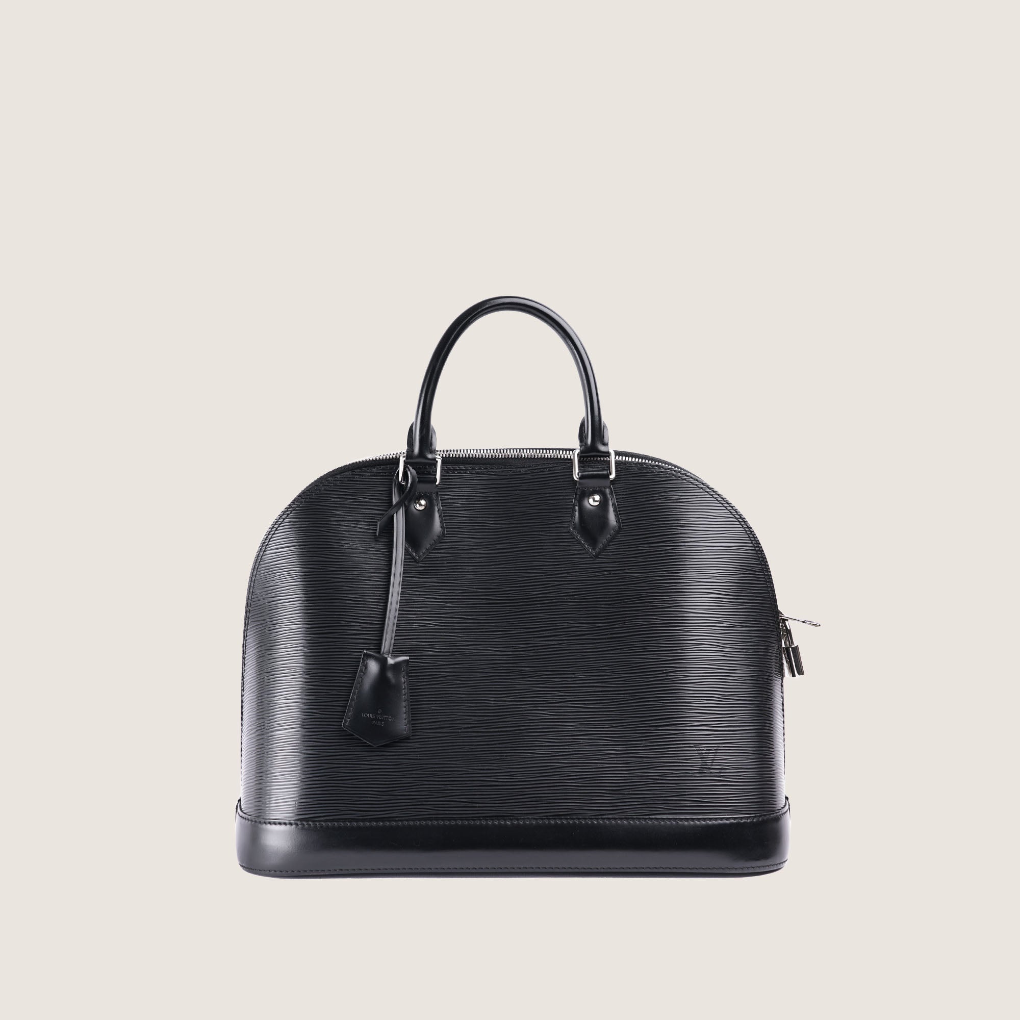 Alma MM Black Epi Leather - LOUIS VUITTON - Affordable Luxury image