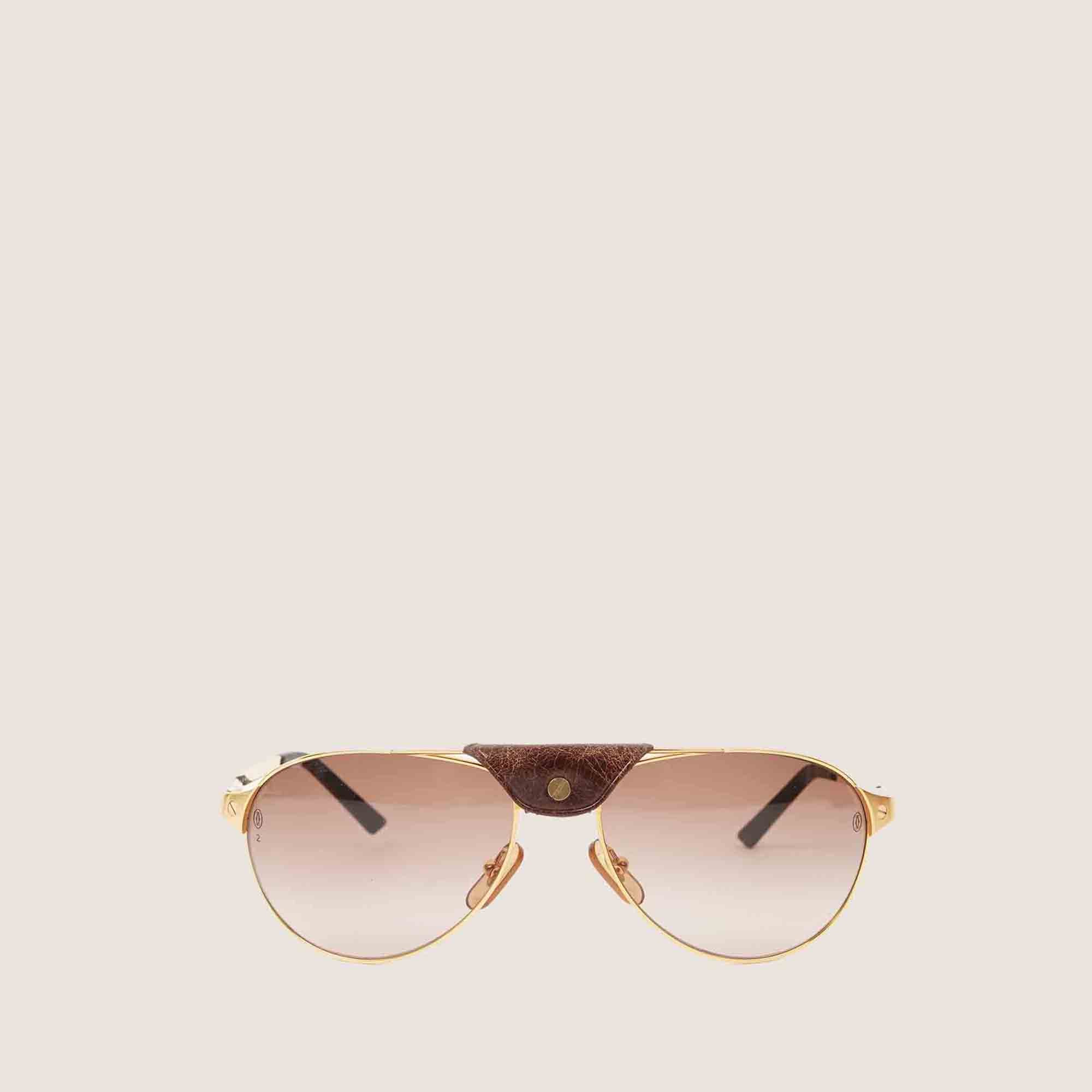Aviator Sunglasses - CARTIER - Affordable Luxury