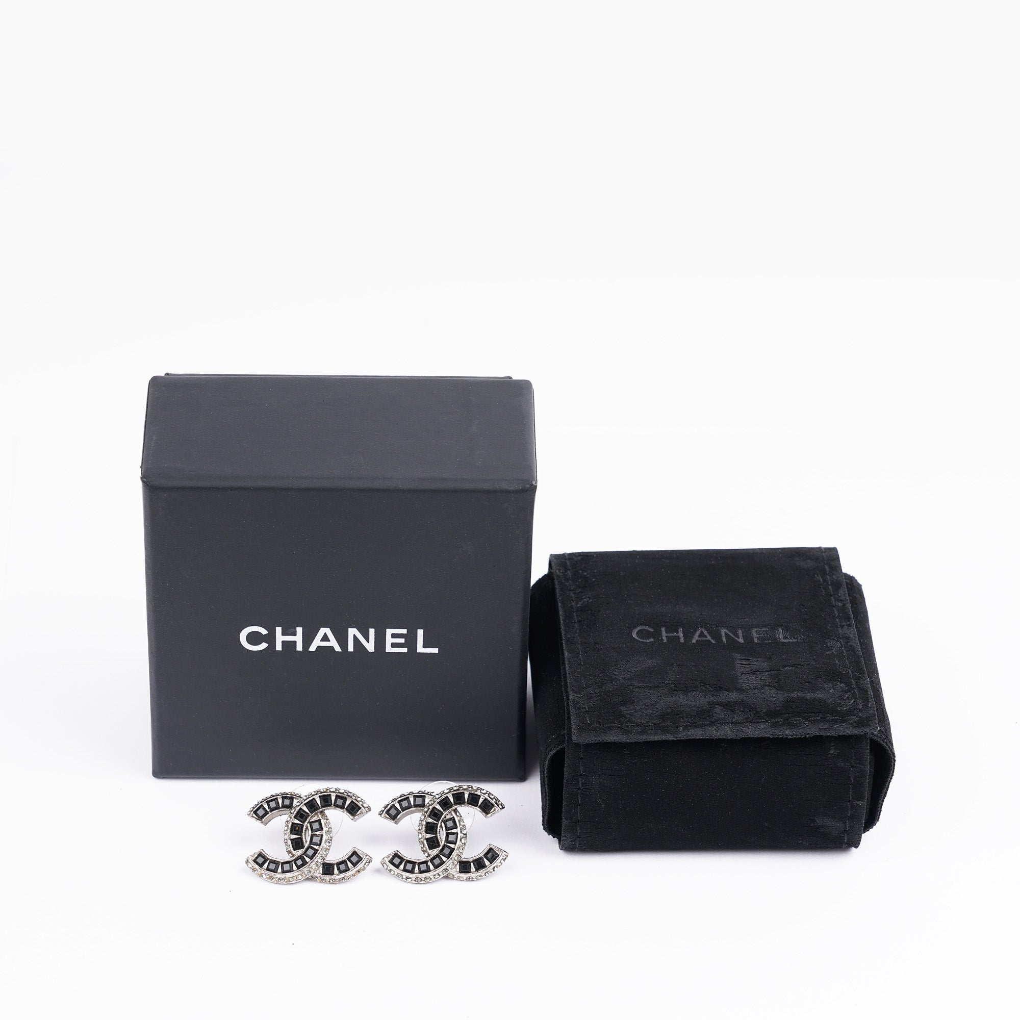 CC Crystal Earrings - CHANEL - Affordable Luxury image