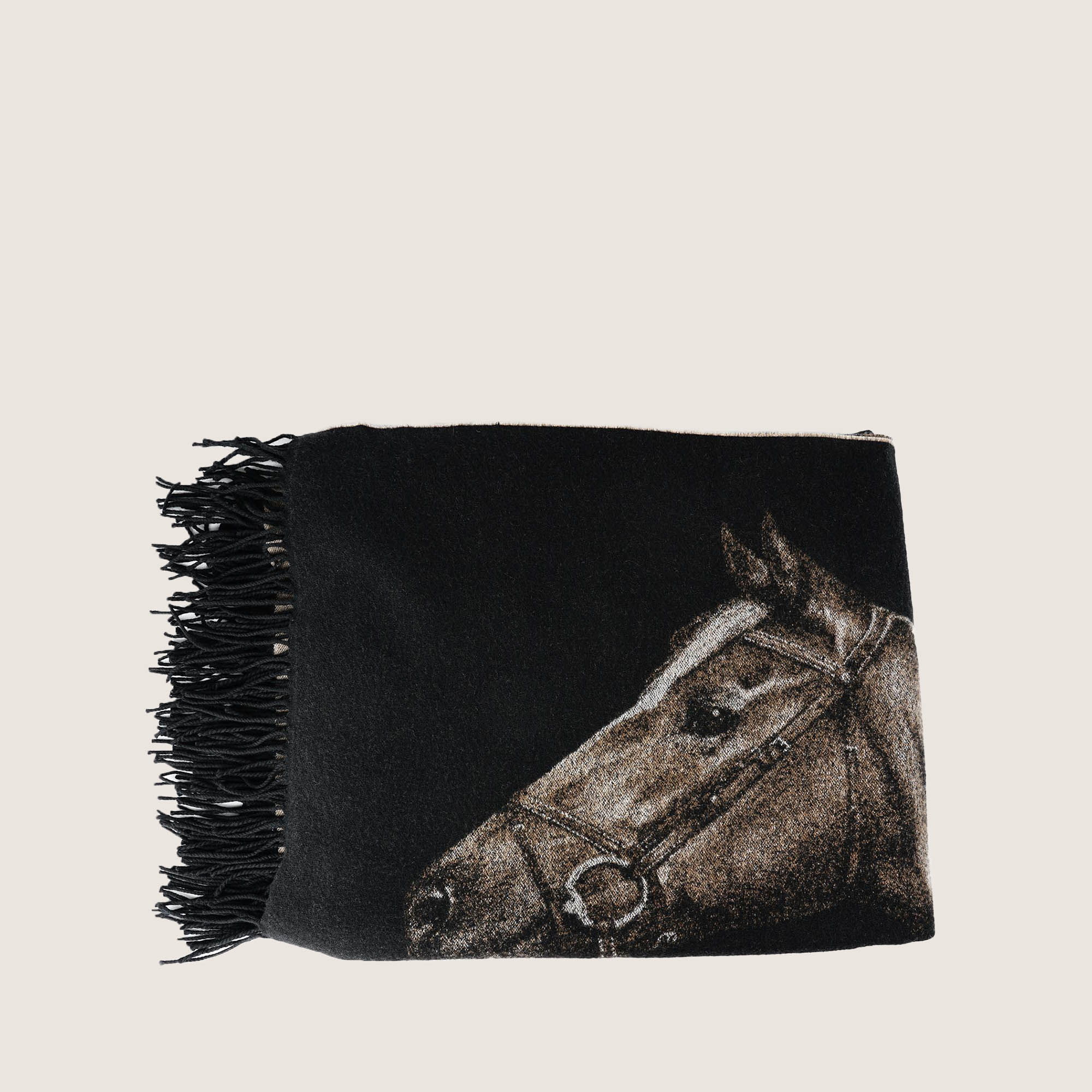 Cheval Palomino Alezan Cashmere Blanket - HERMÈS - Affordable Luxury