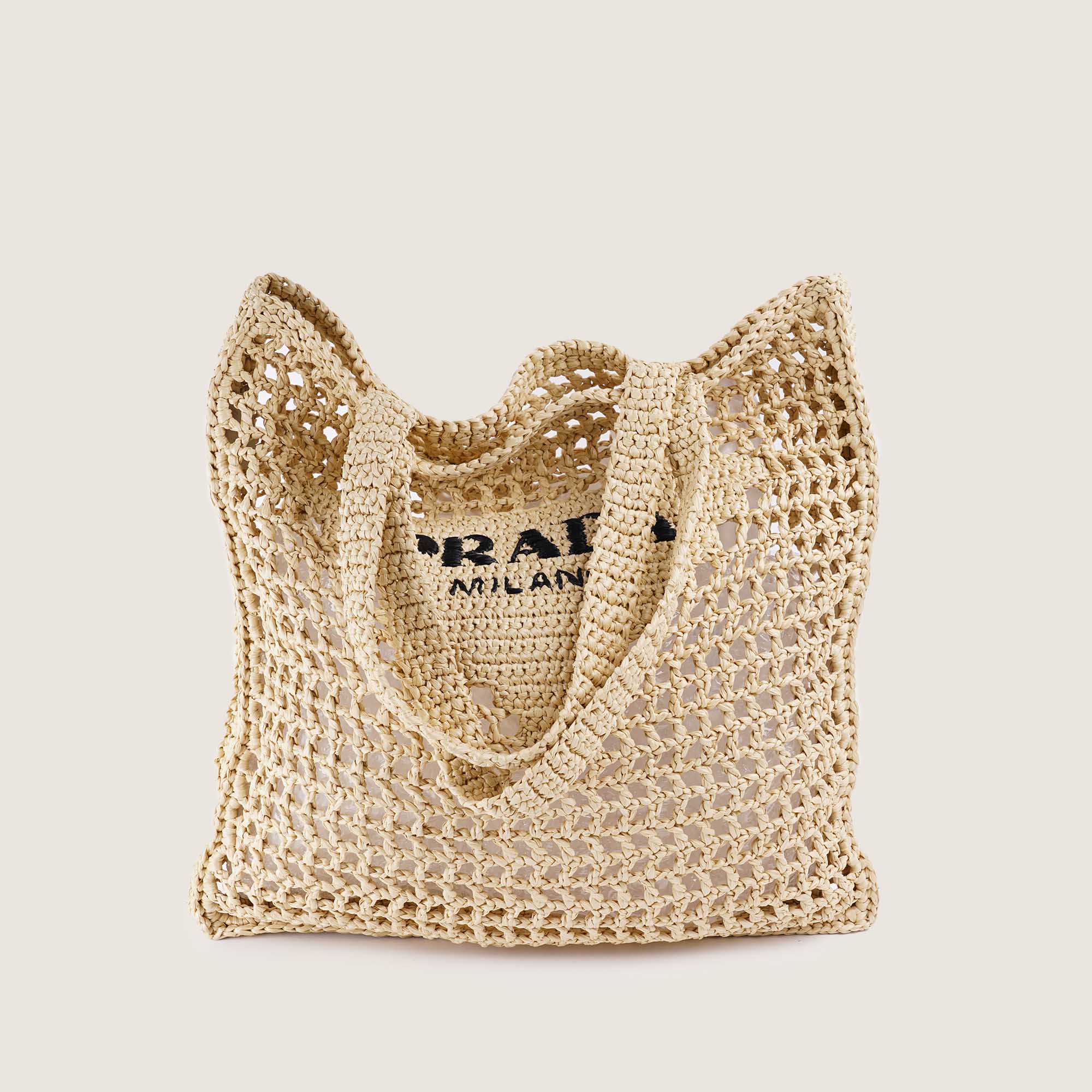 Crochet Tote Bag - PRADA - Affordable Luxury
