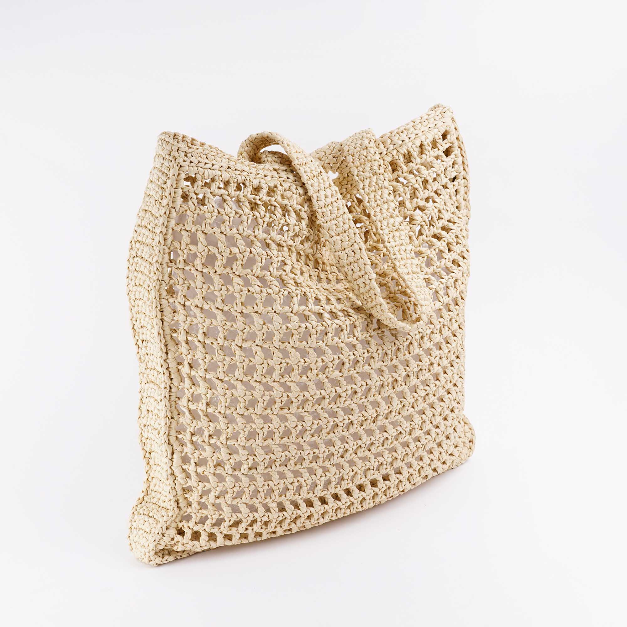 Crochet Tote Bag - PRADA - Affordable Luxury image