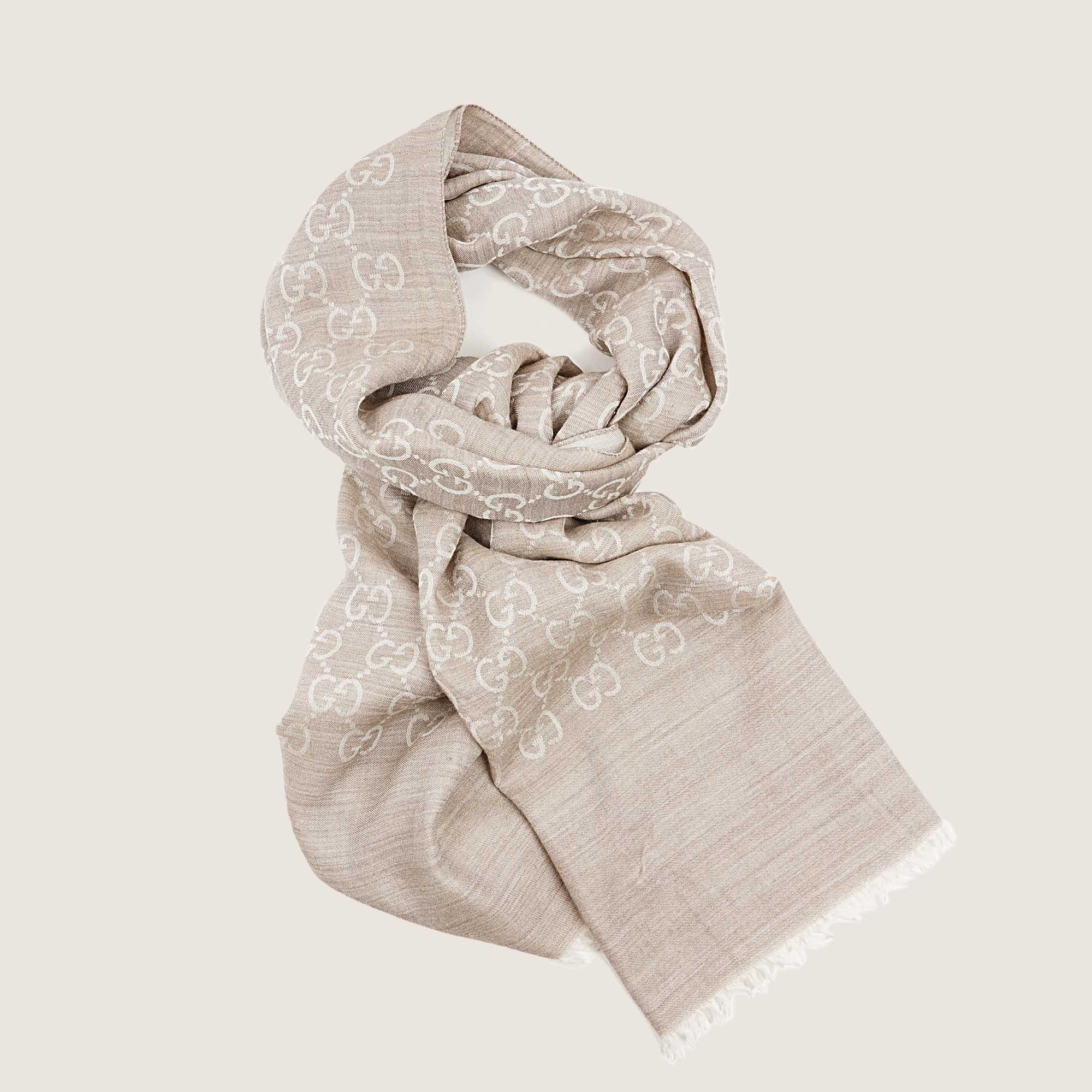 GG Jaquard Scarf - GUCCI - Affordable Luxury