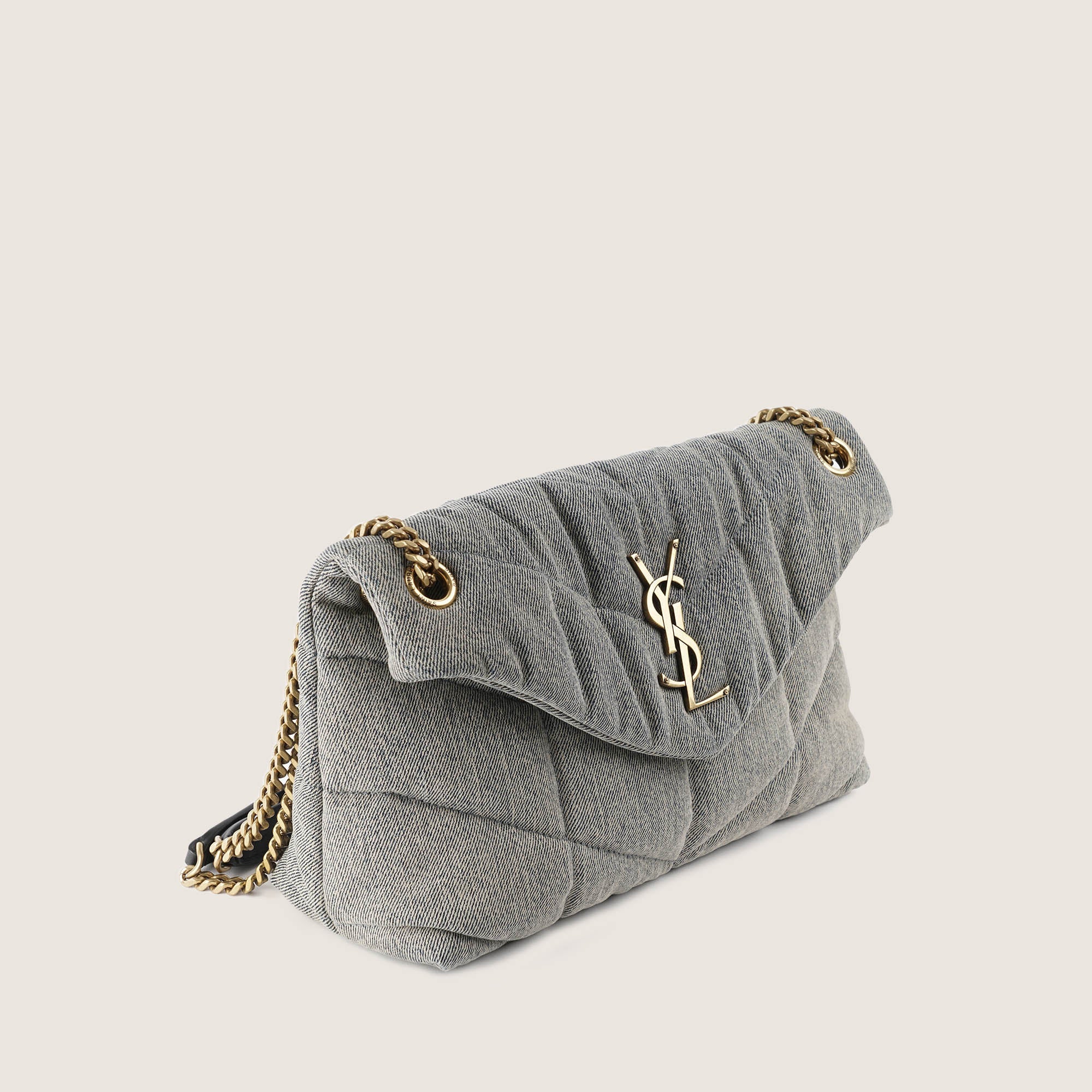 LouLou Puffer Small Shoulder Bag - SAINT LAURENT - Affordable Luxury