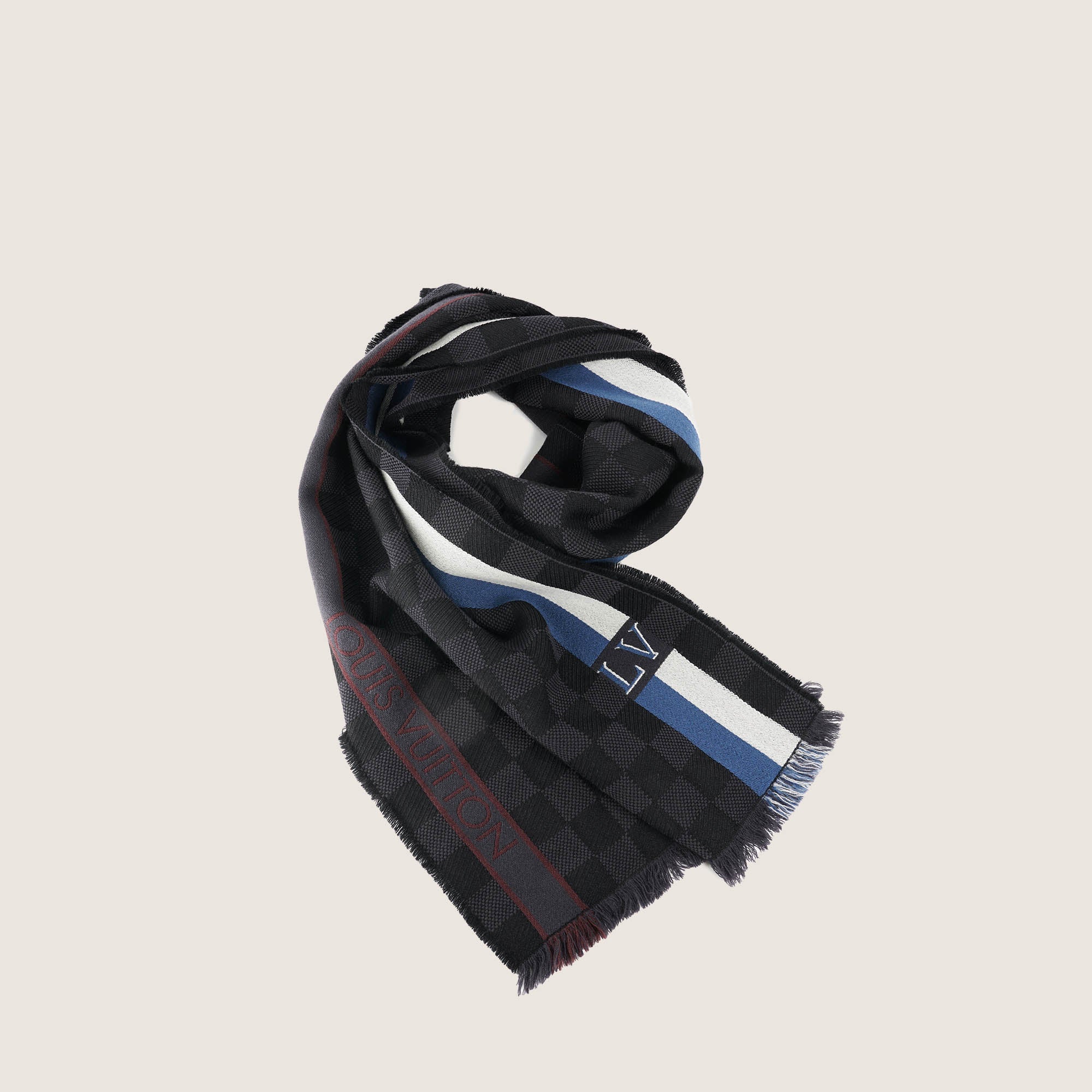 Messager Wool Scarf - LOUIS VUITTON - Affordable Luxury