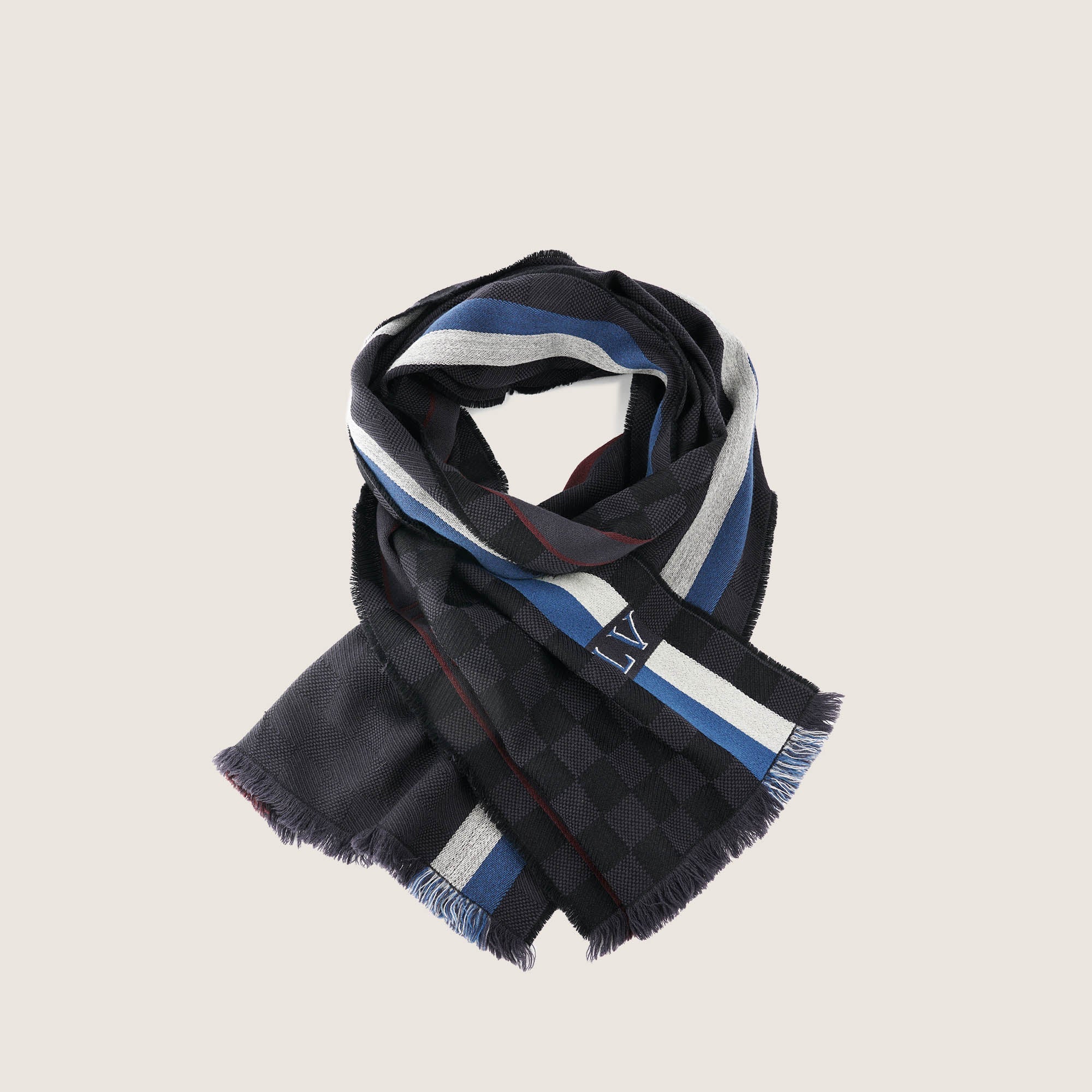 Messager Wool Scarf - LOUIS VUITTON - Affordable Luxury image