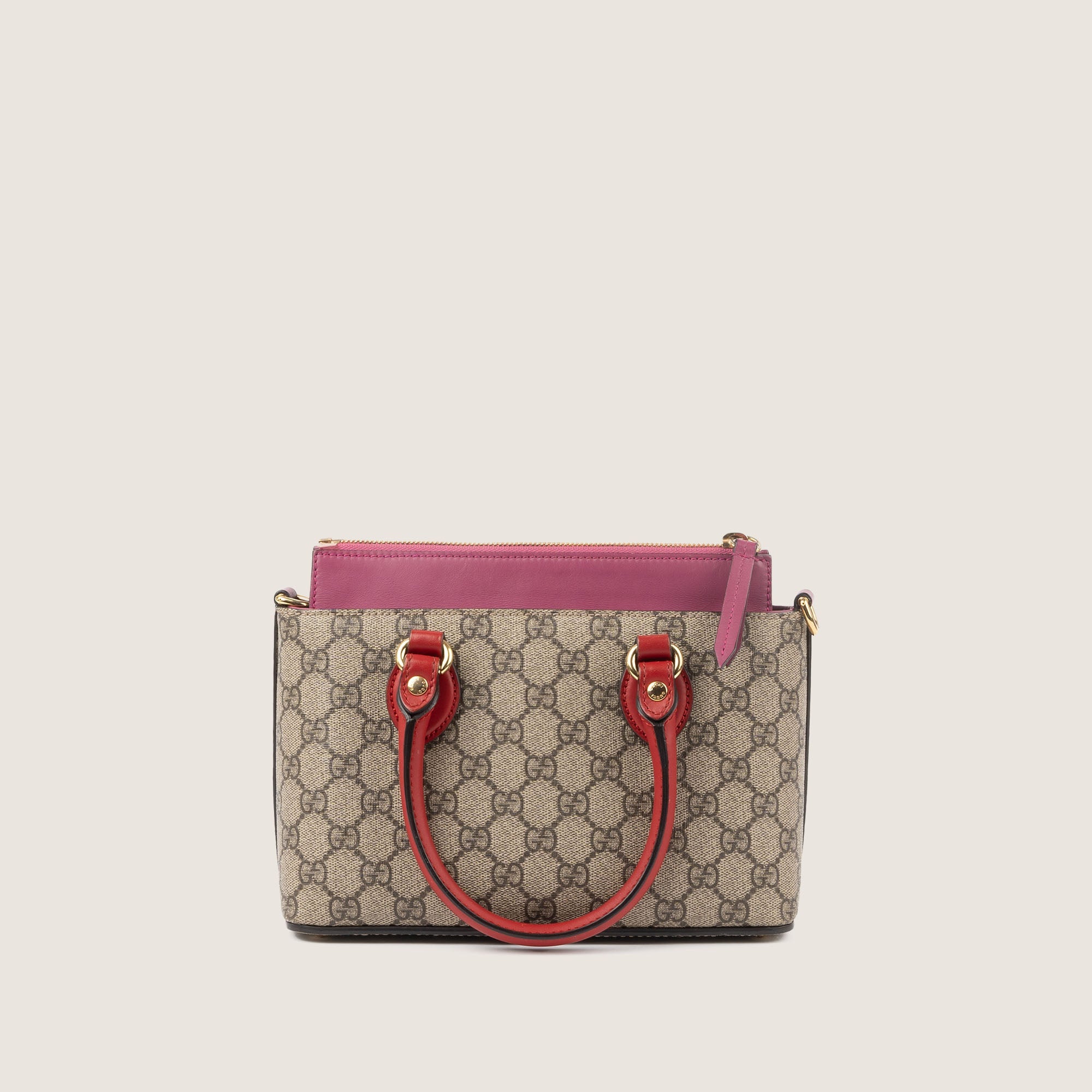 Mini Zip Tote GG Floral Canvas - GUCCI - Affordable Luxury image