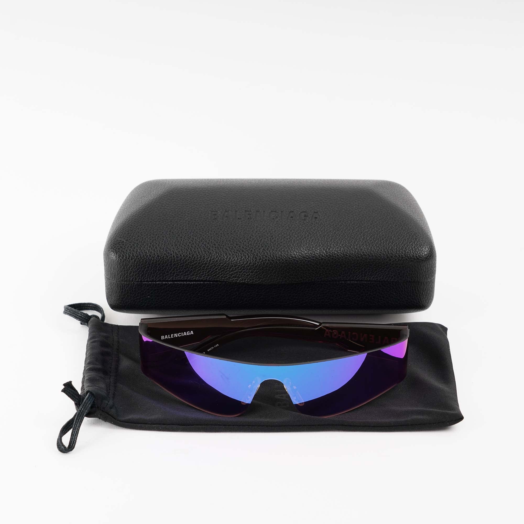 Mono Rectangle Sunglasses - BALENCIAGA - Affordable Luxury image