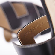 Oasis Sandal Black Leather 37 - HERMÈS - Affordable Luxury thumbnail image