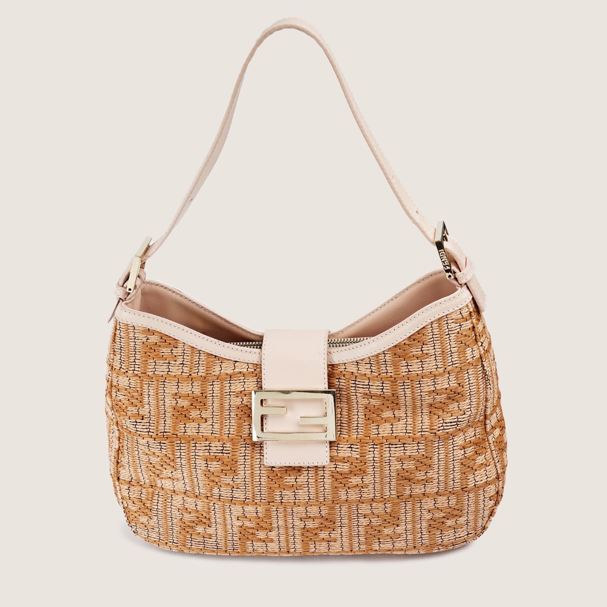 Fendi zucchino shoulder bag hotsell