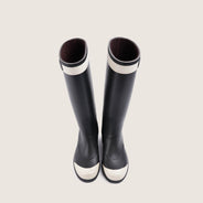 Rain Boots Black & White 37 - CHANEL - Affordable Luxury thumbnail image