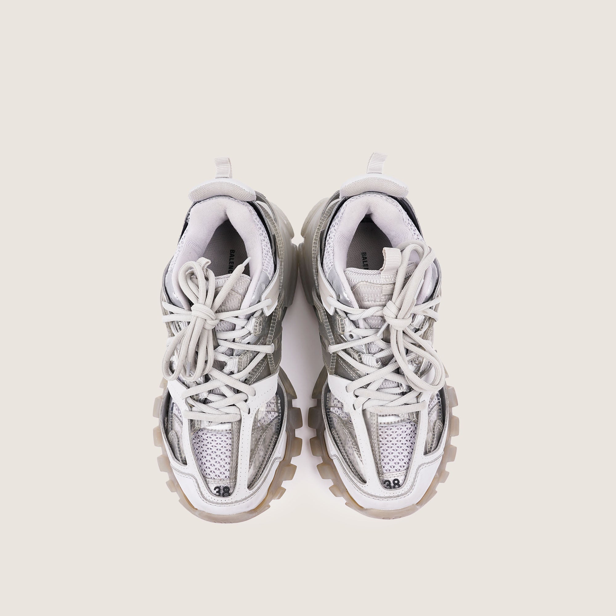 Track Sneaker Grey Nylon/ Mesh 38 - BALENCIAGA - Affordable Luxury image