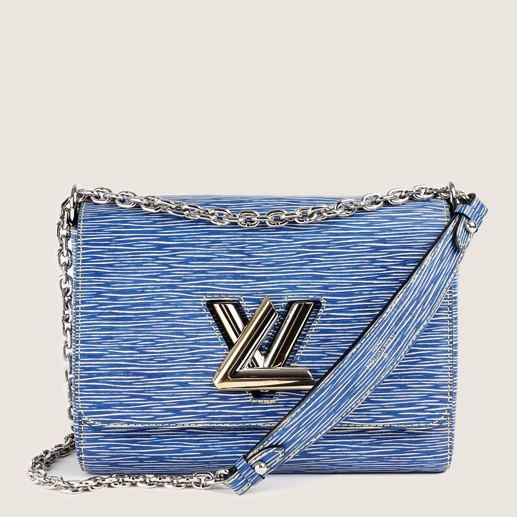 Louis vuitton shoulder bag blue on sale