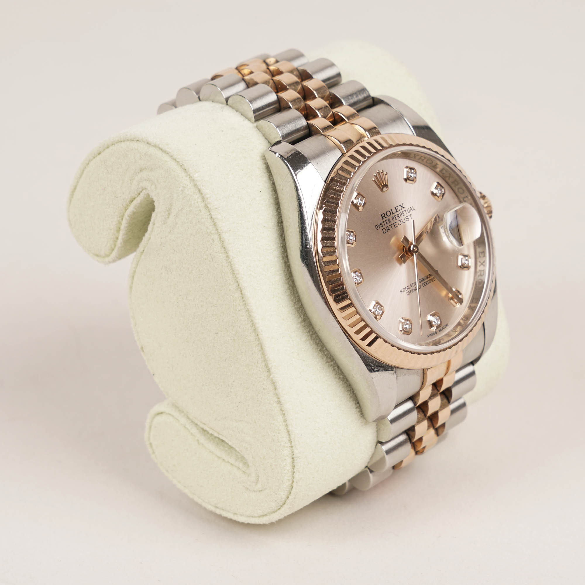 Oyster Perpetual Datejust 36 Everose Gold/Oystersteel & Diamond Dial image