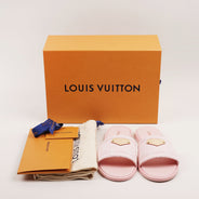 Lily Denim Flat Mule thumbnail image