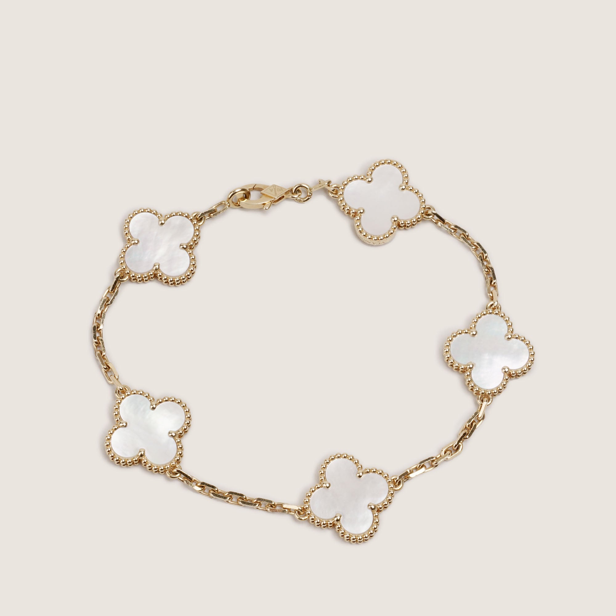 Vintage Alhambra 5-Motif Bracelet