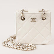 Super Mini Tote/Clutch with Long Chain thumbnail image