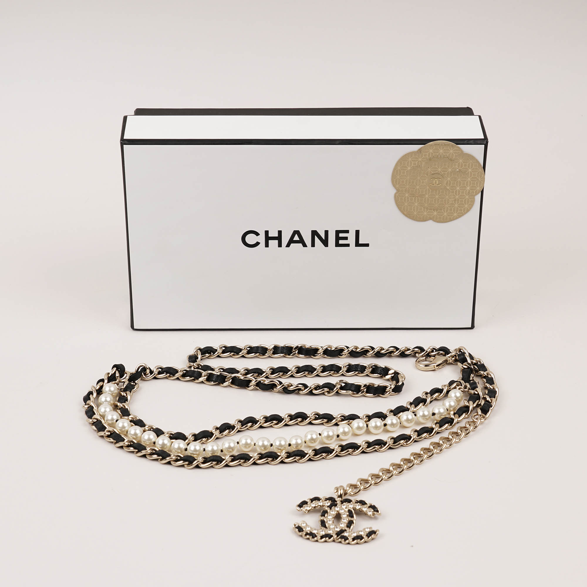 Triple Strand Bead/Chain Belt image