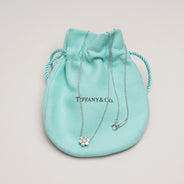 Platinum & Diamonds Flower Pendant Necklace thumbnail image