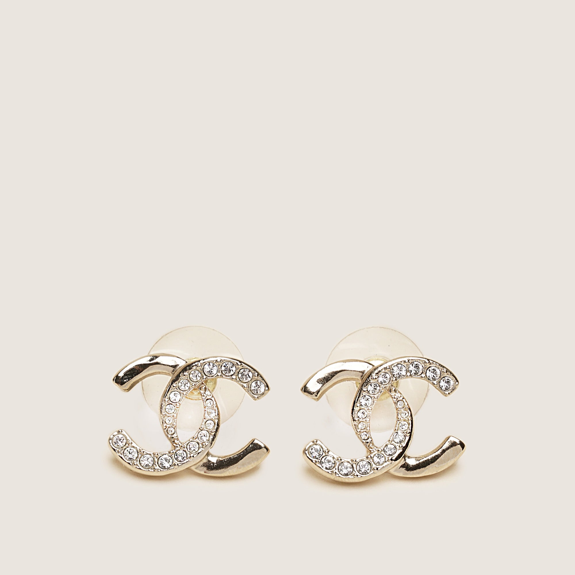 Half Strass CC Earrings image