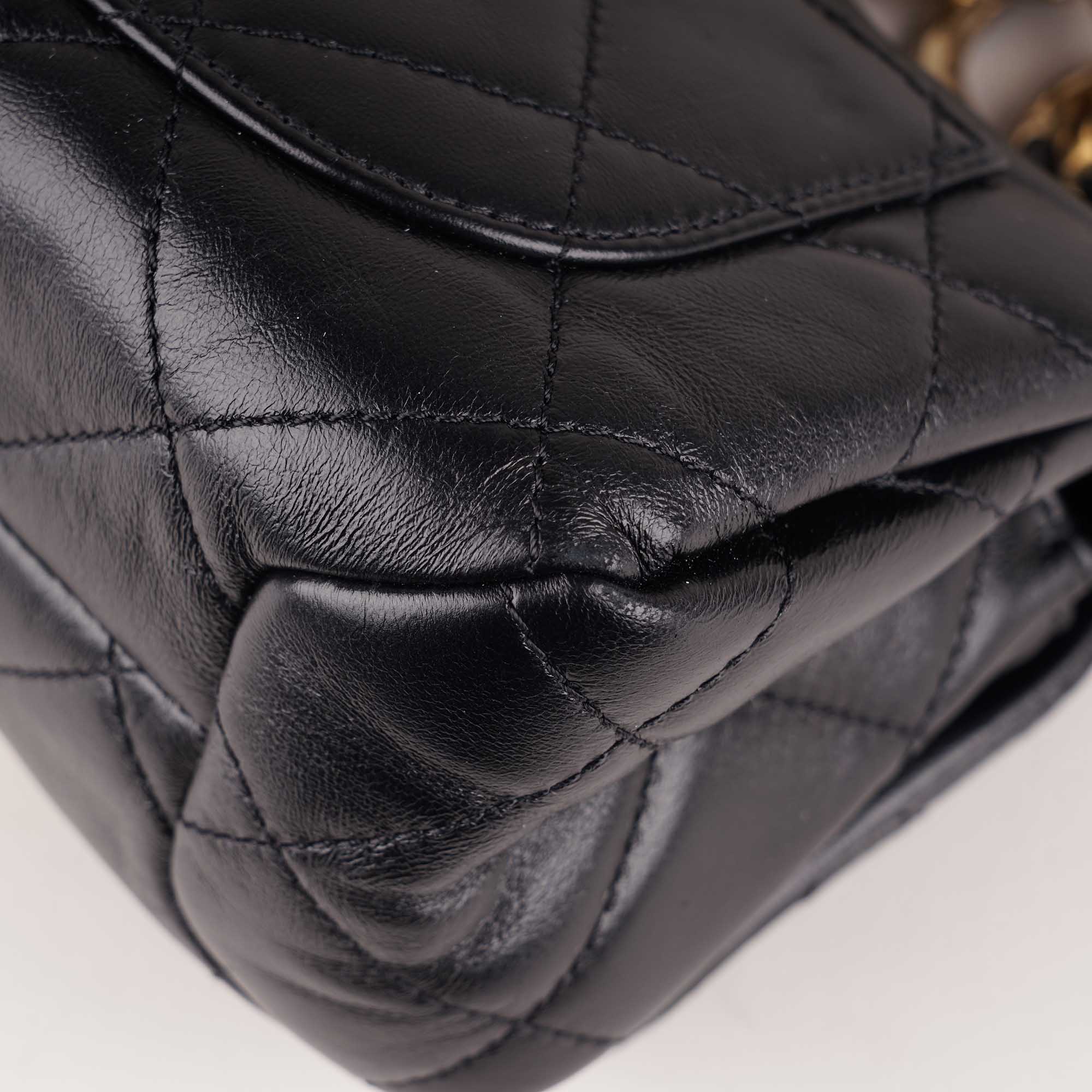 Mini Flap Chain Top Handle image