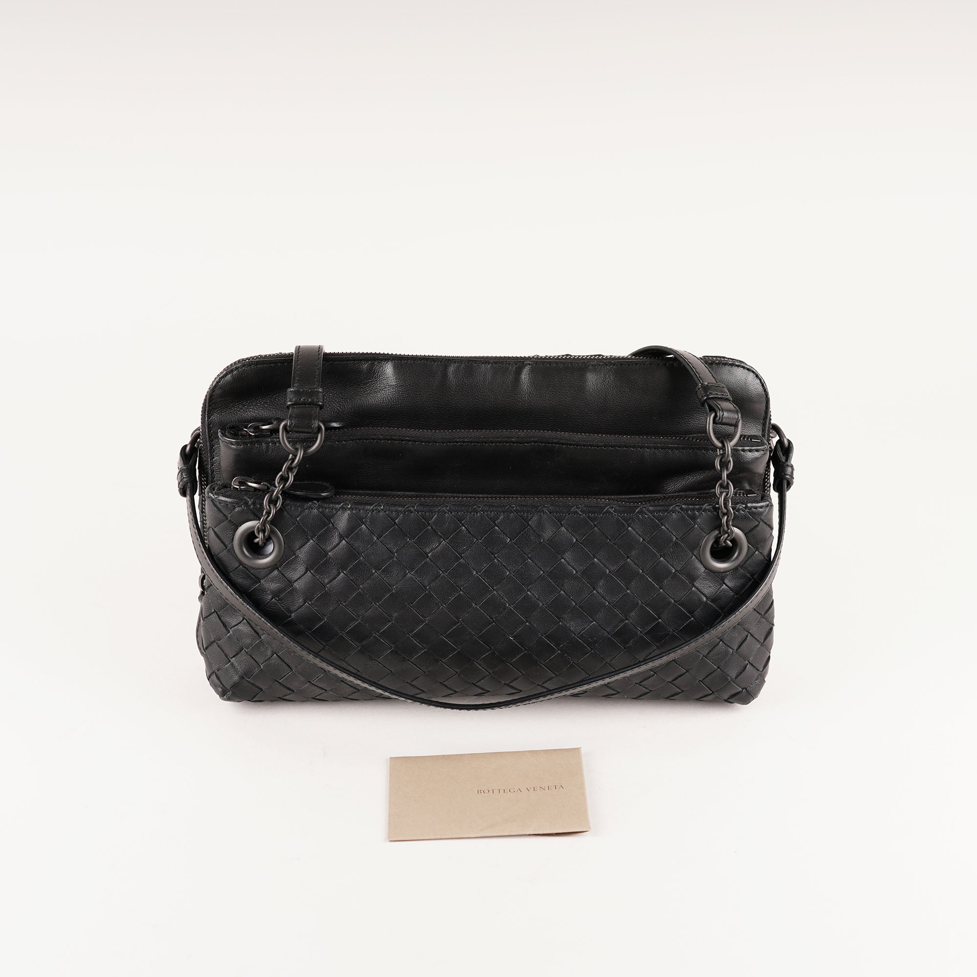 Triple Zip Shoulder Bag image