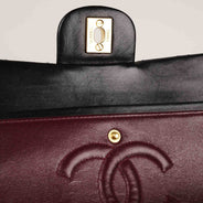 Classic Medium Double Flap Bag Black thumbnail image