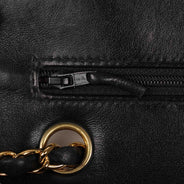 Classic Medium Double Flap Bag Black thumbnail image