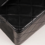 Classic Medium Double Flap Bag Black thumbnail image