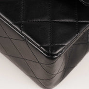 Classic Medium Double Flap Bag Black thumbnail image